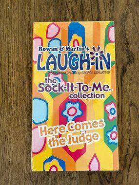 Rowan & Martin’s Laugh-In 1968 VHS Here Comes The Judge New Sealed